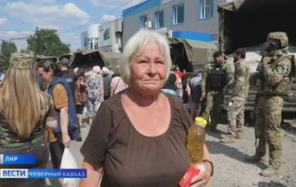 Бойцы Чеченской Республики пришли на помощь жителям Лисичанска