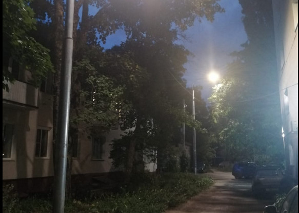 В Ставрополе заработали энергосберегающие фонари на улице Ленина