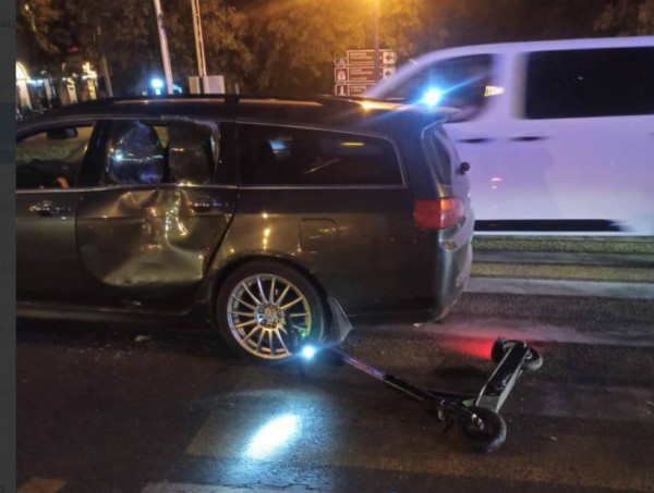 В центре Ставрополя подросток на самокате попал под колеса иномарки