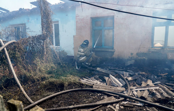 Два человека пострадали при пожаре на Ставрополье