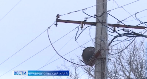 На Ставрополье из-за непогоды без света остались 6 тысяч абонентов
