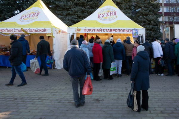 За год больше 100 тысяч человек посетили ярмарки в Ставрополе