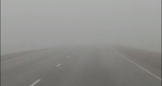 На ставропольских дорогах нулевая видимость из-за тумана