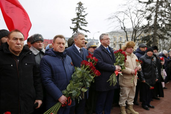 В Ставрополе почтили память защитников и освободителей города от фашистов