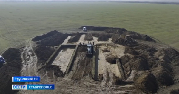 Древний курган нашли на Ставрополье во время ремонта газопровода