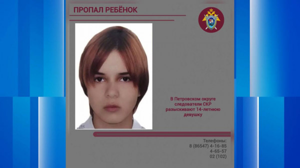 По факту исчезновения 14-летней девушки на Ставрополье возбудили уголовное дело
