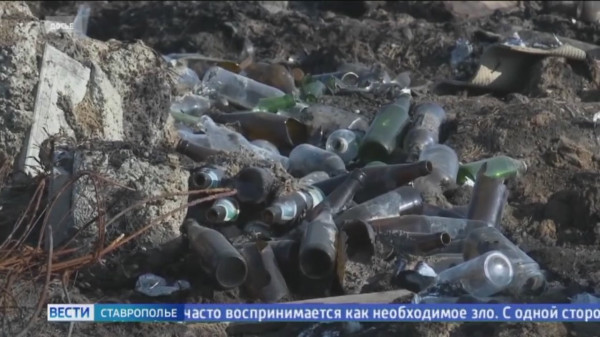 Жители ставропольского села отказались от пакетного сбора мусора