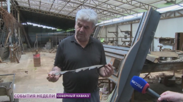 В Кабардино-Балкарии живет известный художник по металлу