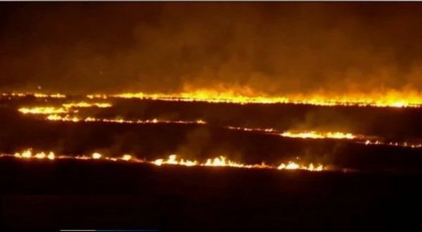 С начала февраля ставропольские пожарные потушили 118 ландшафтных возгораний