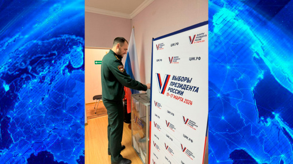 Герой России Никита Палазник проголосовал на выборах