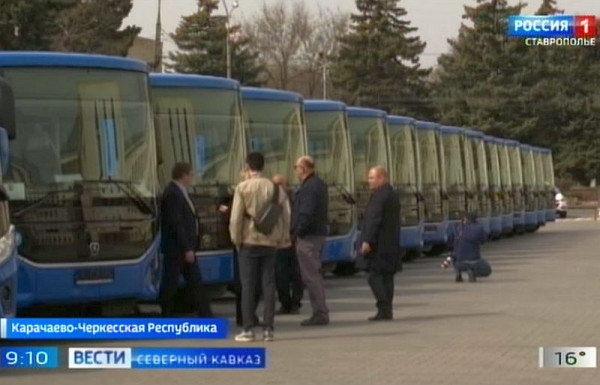 Жителей и гостей Черкесска будут перевозить современные автобусы