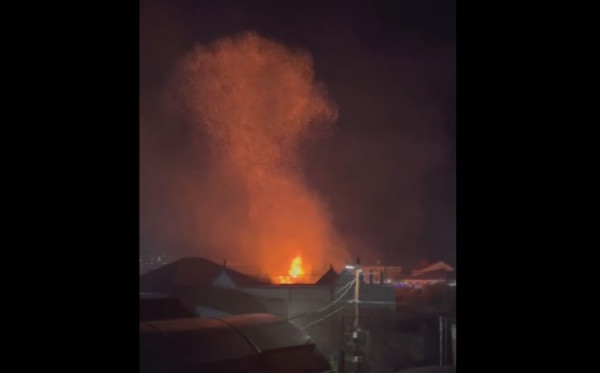 Крупный пожар произошел в СНТ в Ставрополе