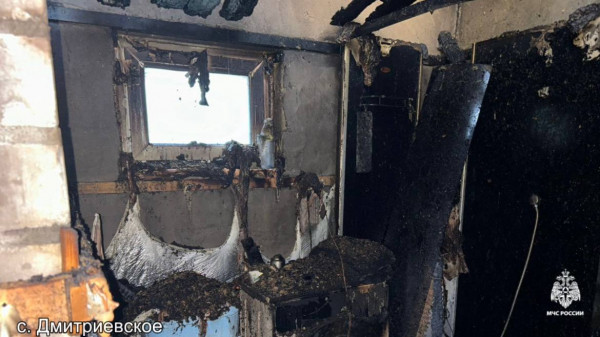 Мужчину спасли из горящего дома на Ставрополье