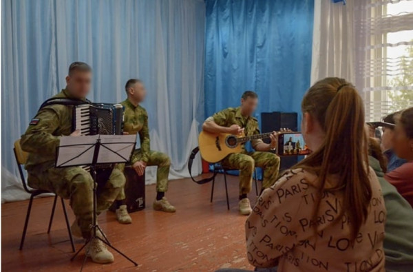Военные музыканты выступили в зоне СВО