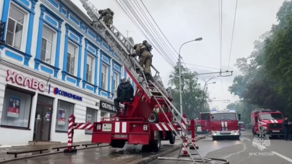 Пожар на проспекте Карла Маркса в Ставрополе локализован