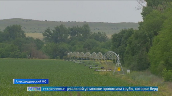 Урожай Ставрополья спасают от засухи с помощью мелиорации